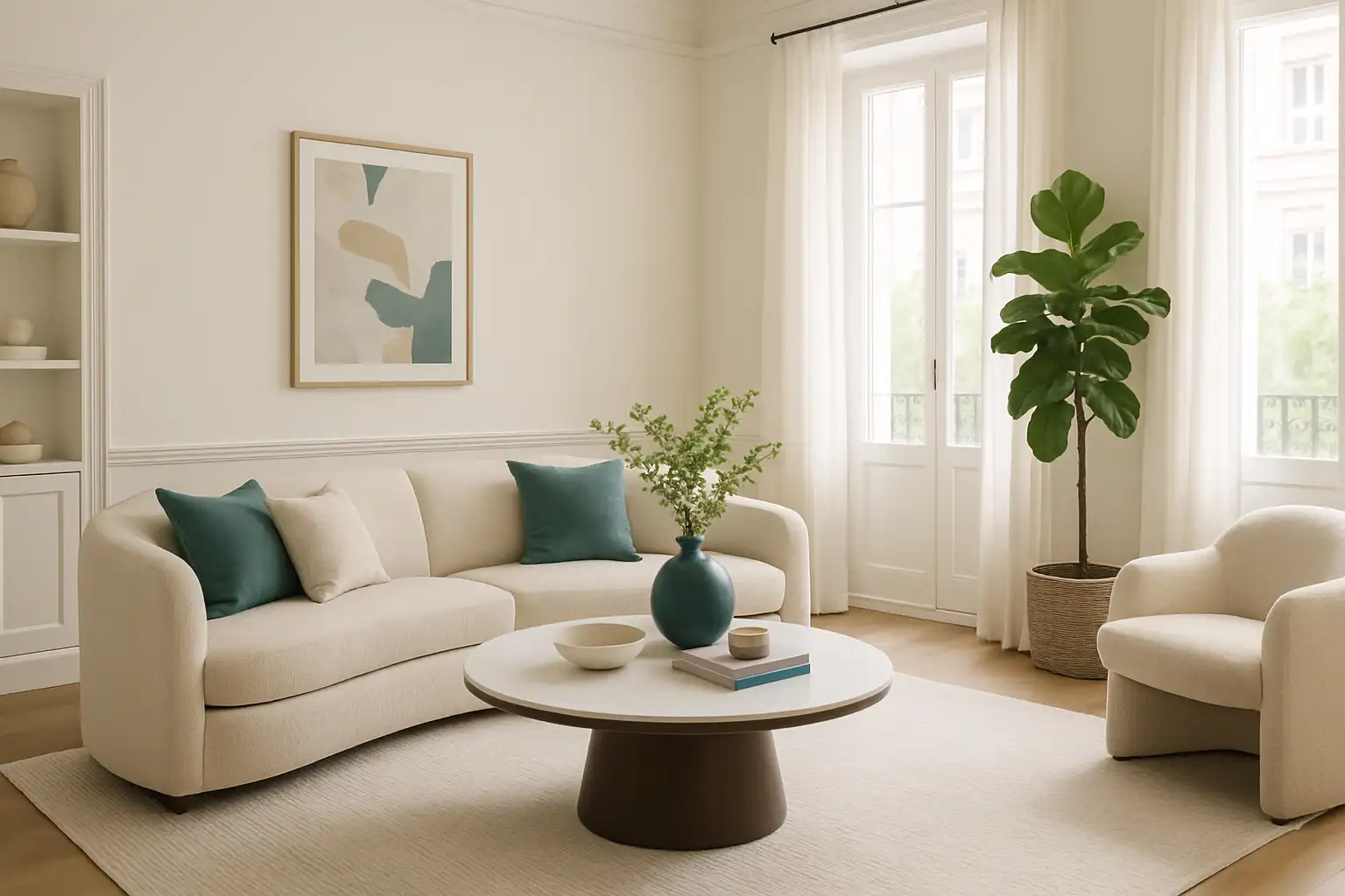 presupuesto amueblar casa Madrid salon moderno completo